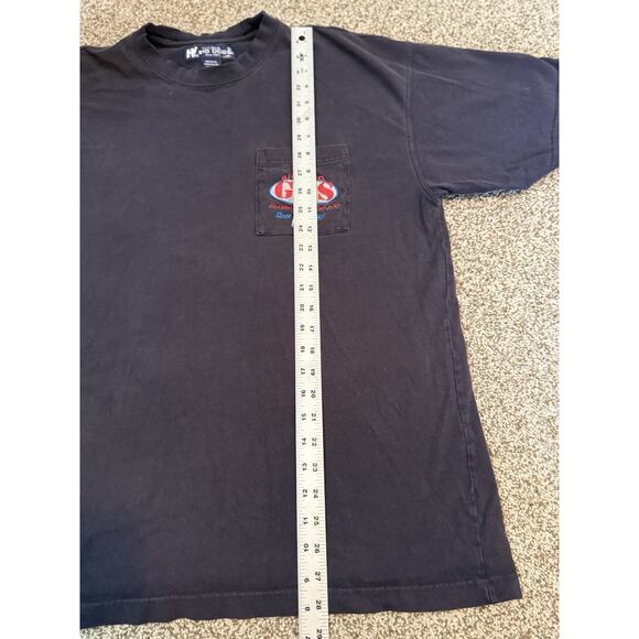 Vintage Big Dogs Shirt Mens Large Gas Company Blame It On The Dog 2004 Graphic - Picture 6 of 8